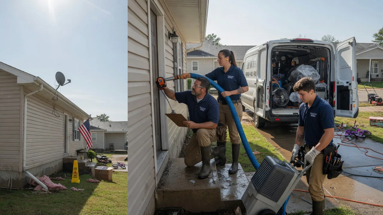 Ceiling Water Damage Restoration in Marthasville, MO near me